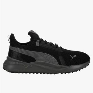 PUMA Mens Pacer Future Street Knit Wide Lace Up Sneakers Shoes Casual - Black